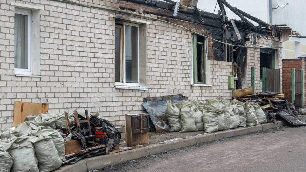 Professional Fire Damage Removal technician working in Bradenton, FL